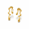 AARNIKAA Quirky Drop Earrings | Gold Plated Stainless Steel Anti-Tarnish Dangles